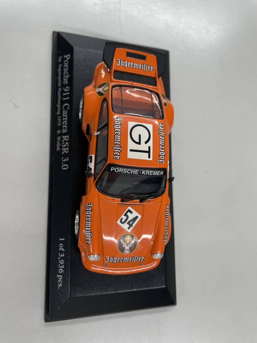 ミニチャンプス/ポルシェ911/カレラRSR3.0/イエーガーマスター/1:43/＃54/GT 箱/ケース付き_画像6