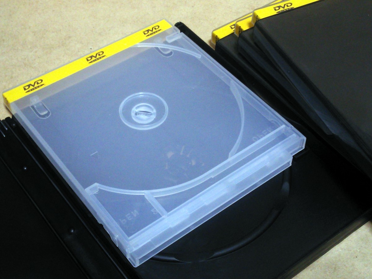 DVDケース レンタル用トールケース 標準サイズ ４枚セット_画像2