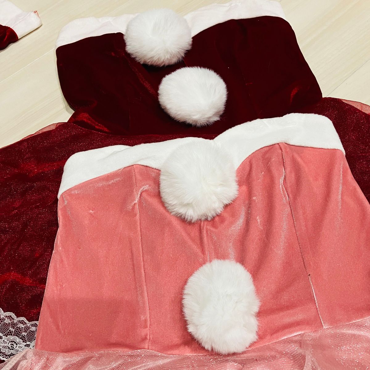 コスプレ クリスマス サンタ ミニスカ ピンク セクシー イベント バニーガール