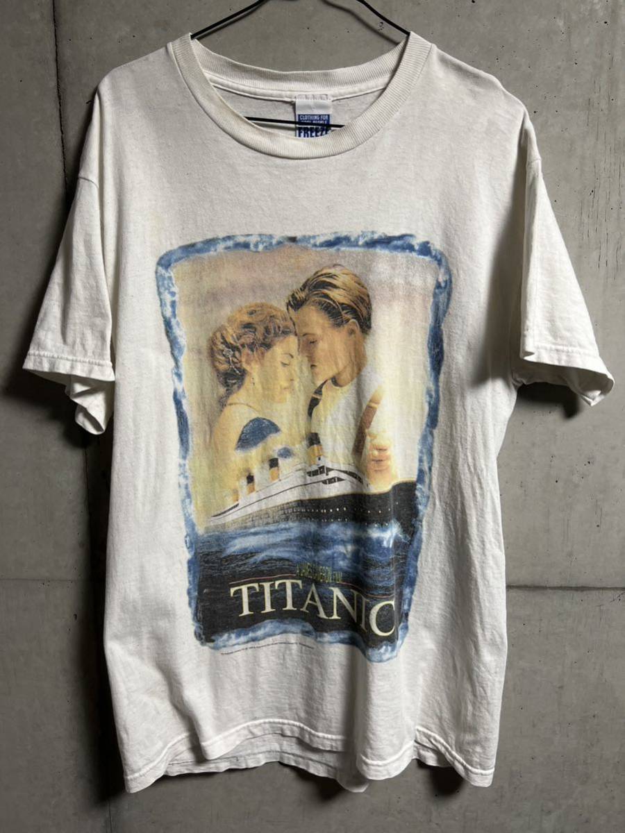 全国宅配無料 レオナルド・ディカプリオ Titanic Tシャツ タイタニック