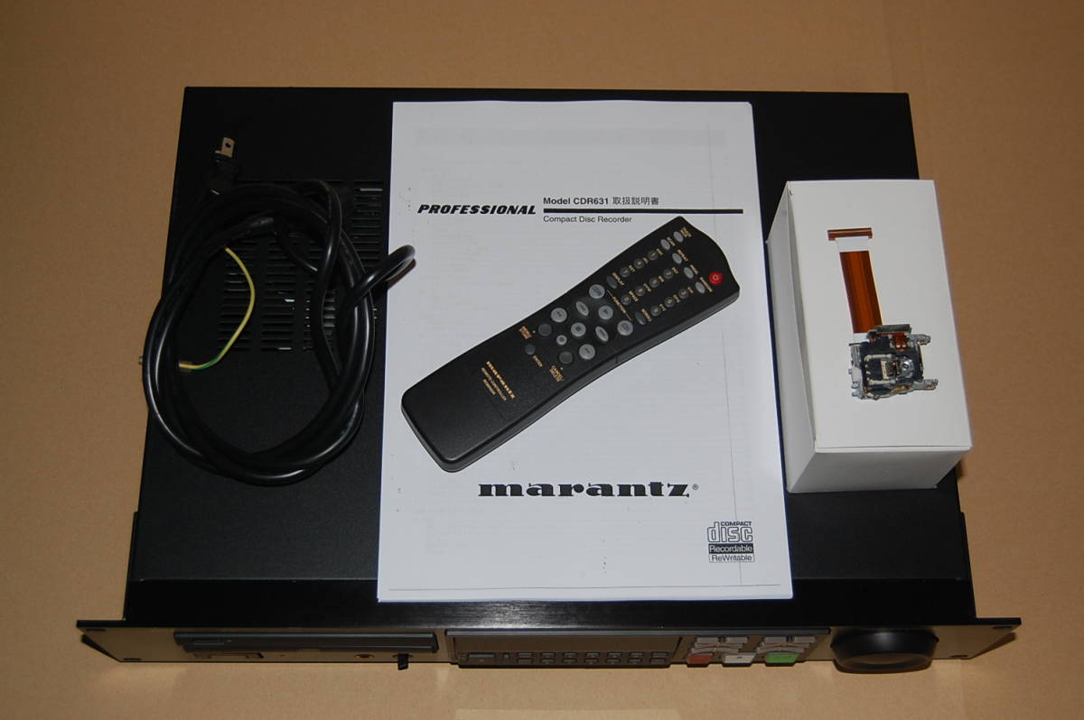 使用Marantz marantz CDR631 CD錄音機使用說明書（複印件），遙控器，帶新拾音器 原文:中古 マランツ marantz CDR631 CDレコーダー 取扱説明書（コピー）、リモコン、新品ピックアップ付