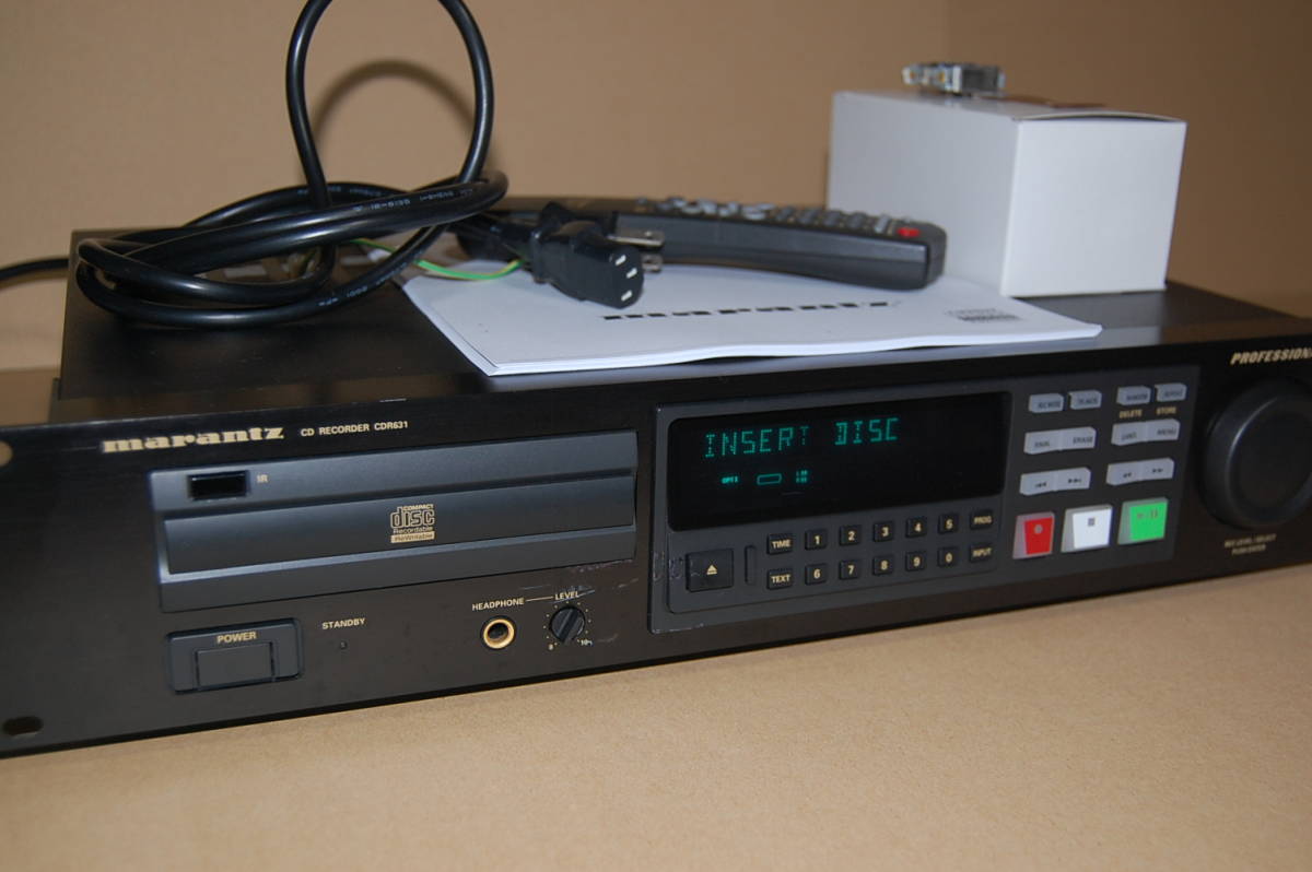 使用Marantz marantz CDR631 CD錄音機使用說明書（複印件），遙控器，帶新拾音器 原文:中古 マランツ marantz CDR631 CDレコーダー 取扱説明書（コピー）、リモコン、新品ピックアップ付