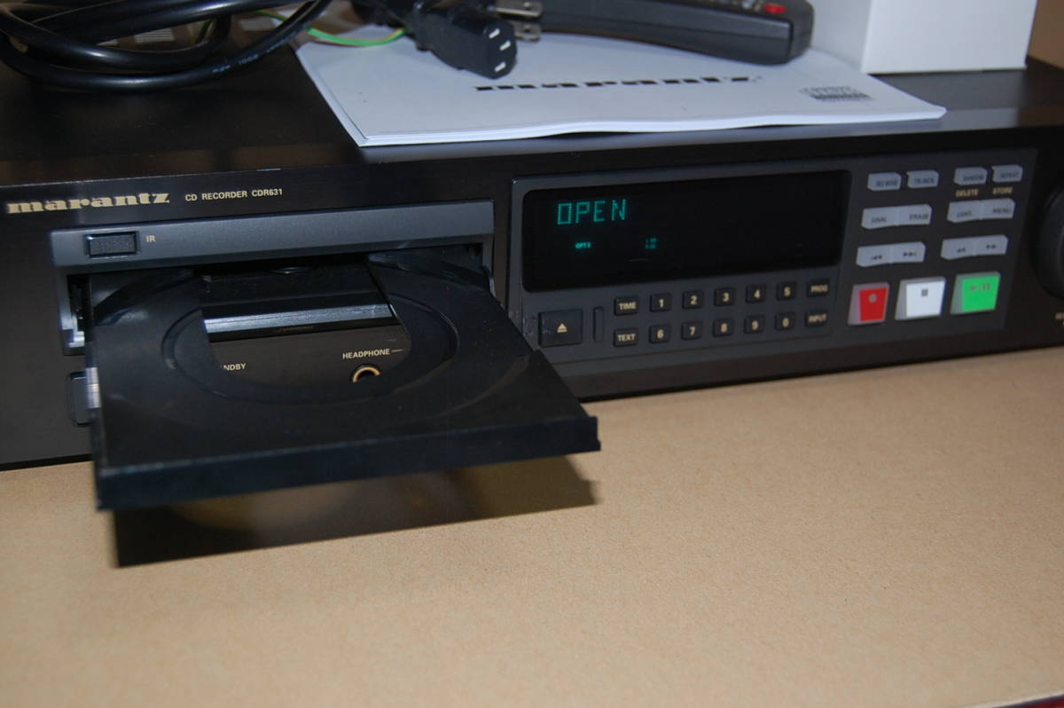 使用Marantz marantz CDR631 CD錄音機使用說明書（複印件），遙控器，帶新拾音器 原文:中古 マランツ marantz CDR631 CDレコーダー 取扱説明書（コピー）、リモコン、新品ピックアップ付