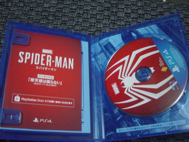 中古PS4：スパイダーマン　SPIDER-MAN　MARVEL_画像3