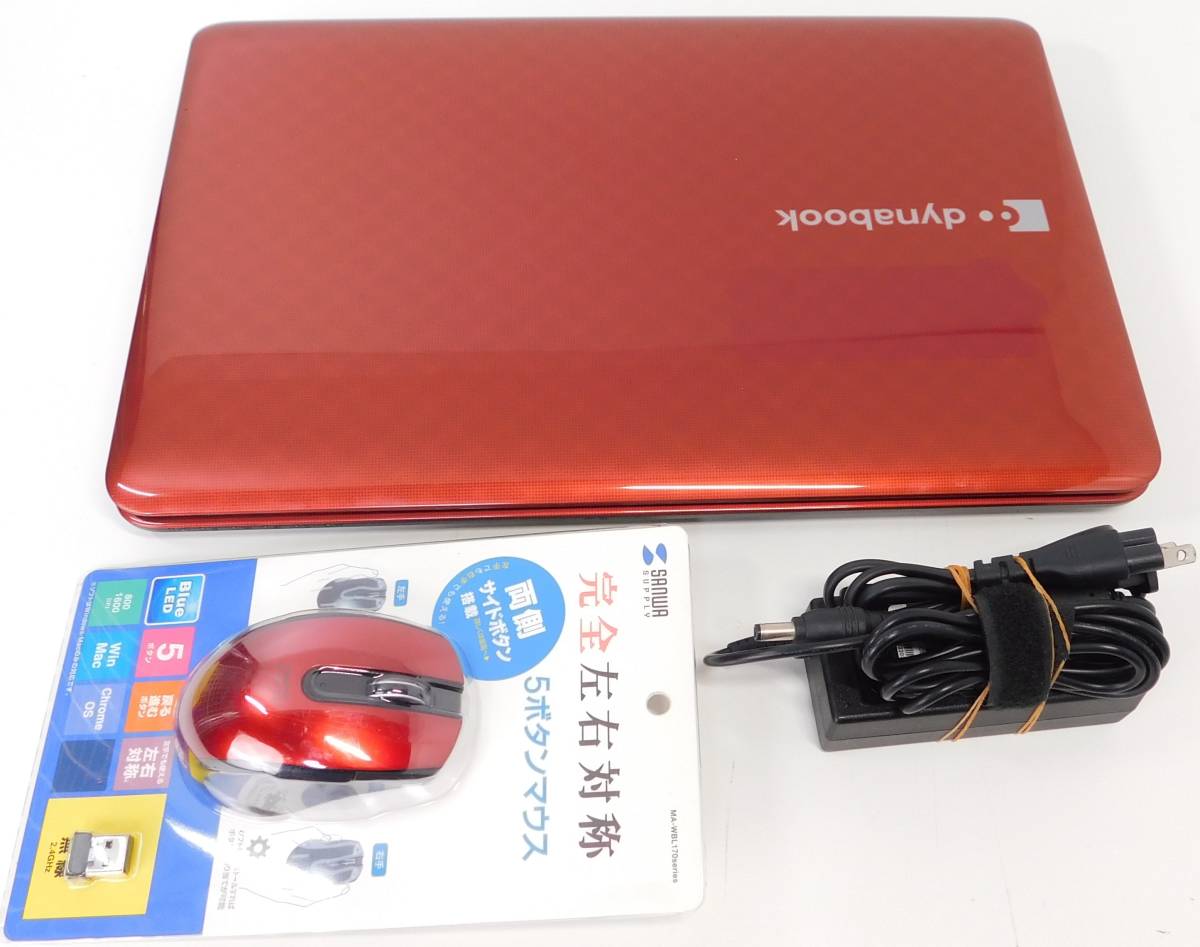 独特な店 □No40718GT:赤色□windows11□Corei5-2430M□SSD:256GB