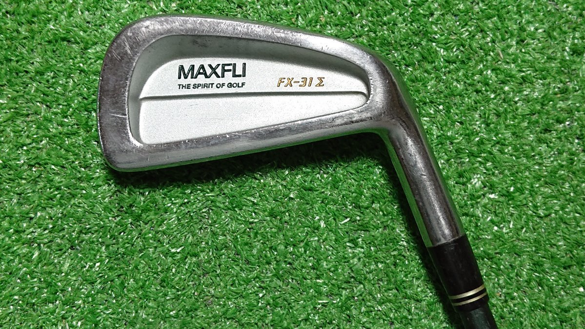 中古　単品アイアン　DUNLOP　ダンロップ MAXFLI FX-31 Σ　3番アイアン　純正カーボン R 【MI-0795】_画像1