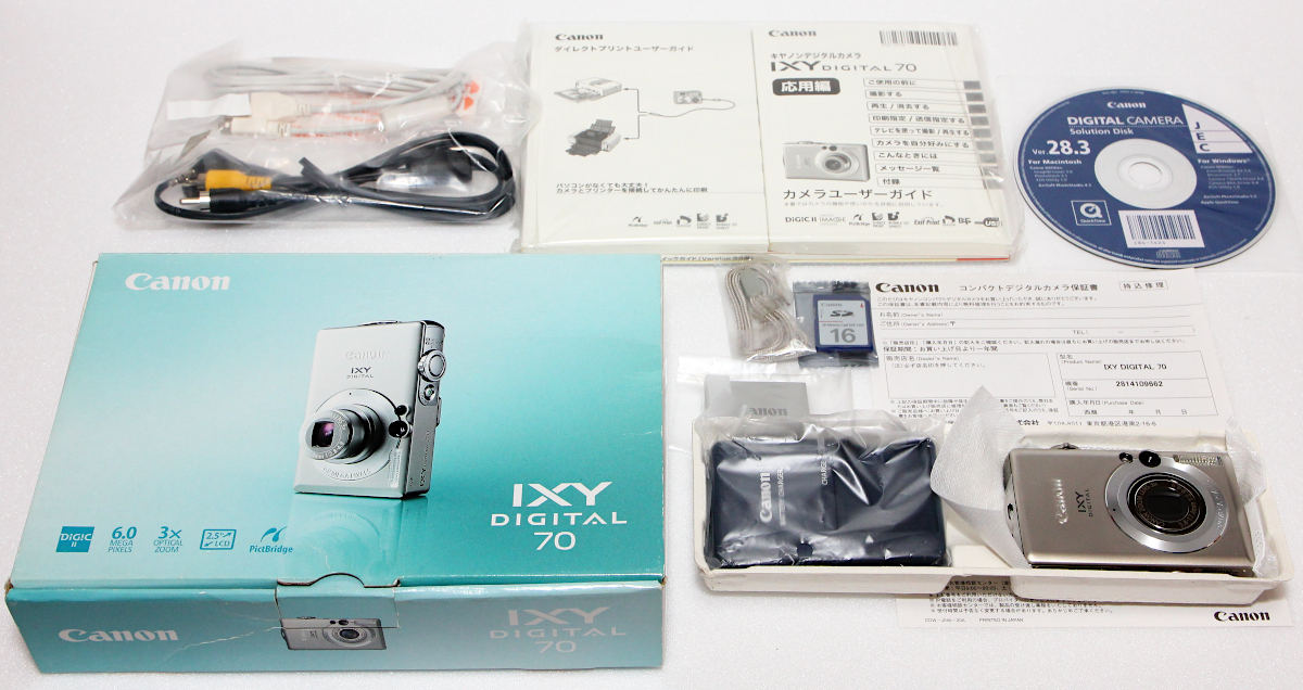 超人気の ☆キヤノン 側面一箇所に点キズあり SD600 IXUS60 動作確認