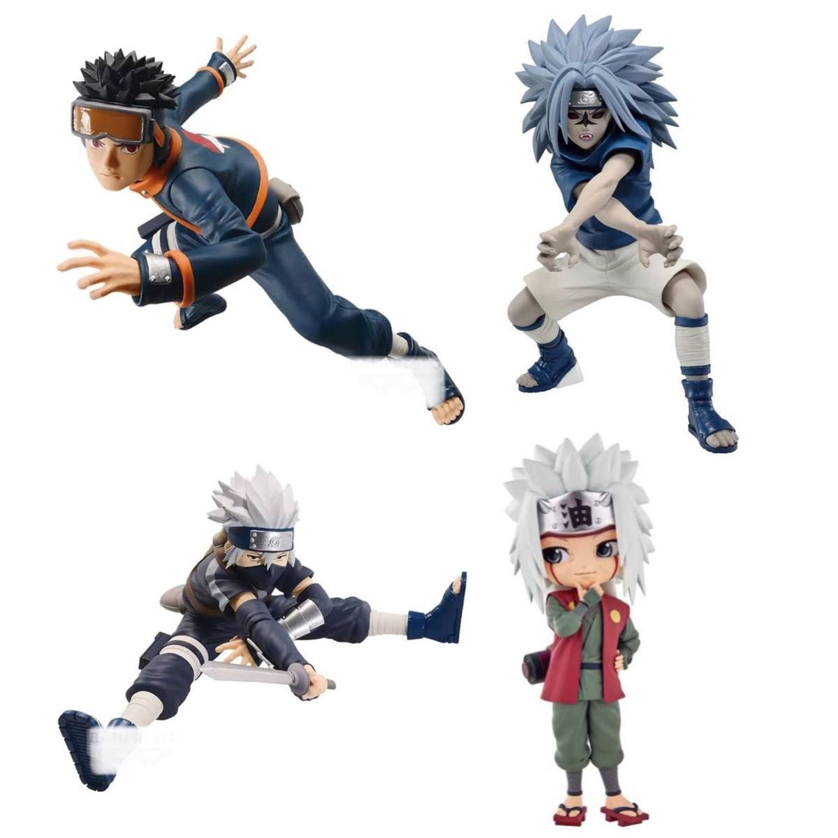 NARUTO まとめ売り フィギュア カカシ オビト サスケ 自来也