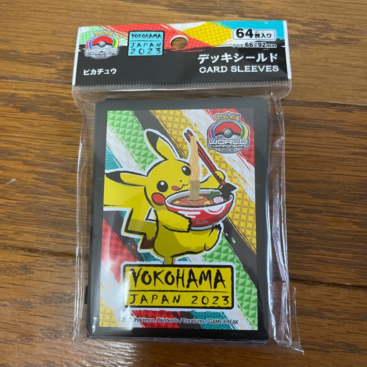 ポケカ デッキシールド ピカチュウ 横浜 スリーブ