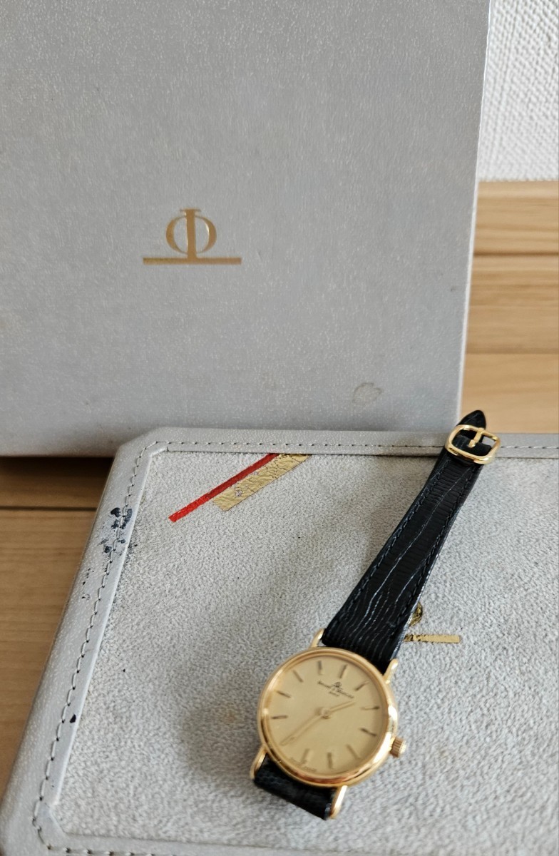 【貴重】ボーム&メルシエ　レディース腕時計 K18　ビンテージ 　保証書&箱付き　美品