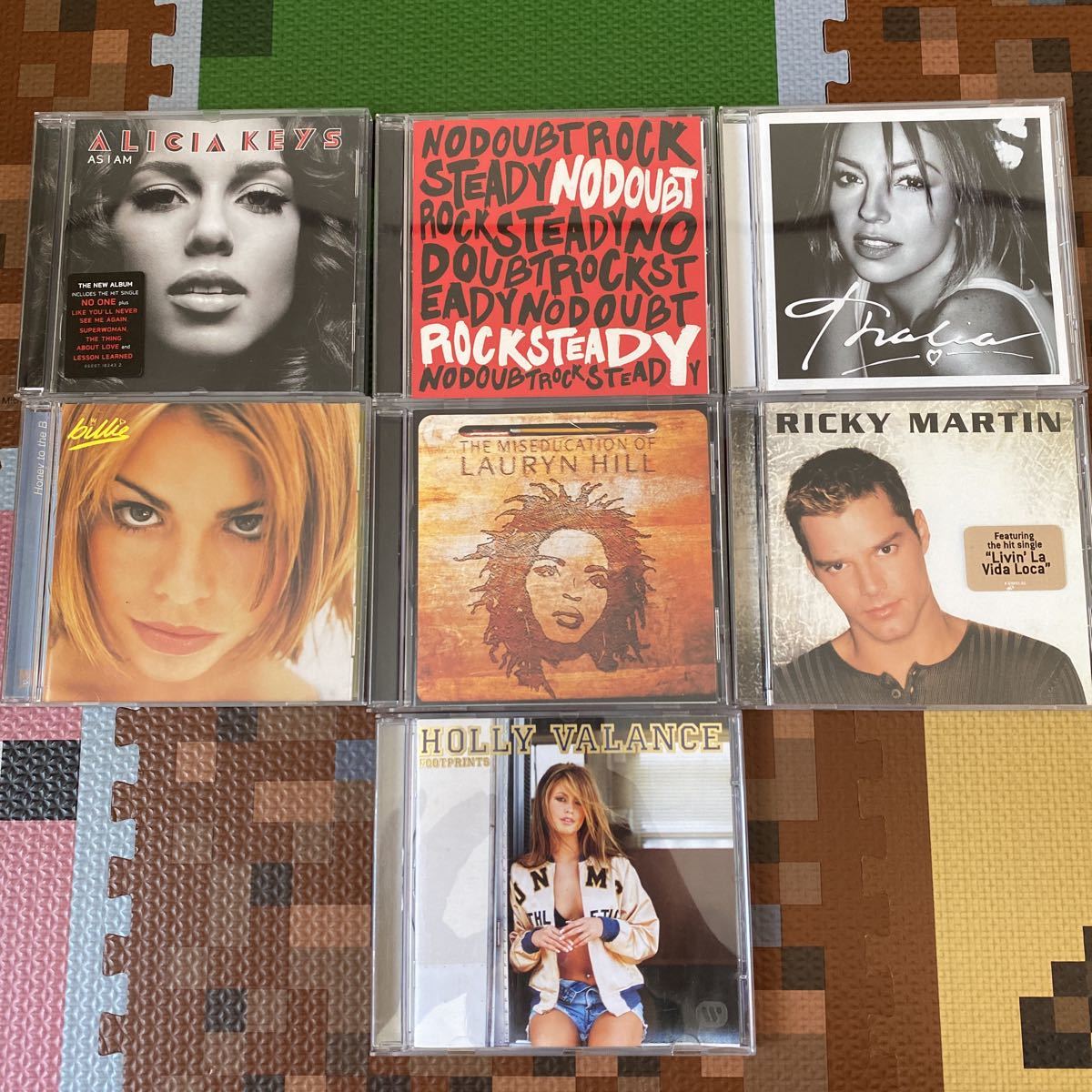 洋楽　CD 7枚セット　ALICIAKEYS アリシアキース　ノーダウト　NODOUBT タリア　thalia HOLLYVALANCE RICKYMARTIN LaurynHill billie_画像1