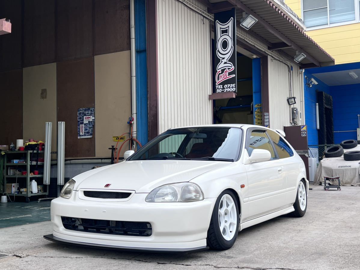 MozDesign EK civic FRP FrontLip シビック前期用 FRPリップ