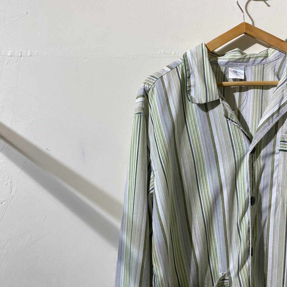 お1人様1点限り】 cotton stripe euro vintage pajama 80s 70s