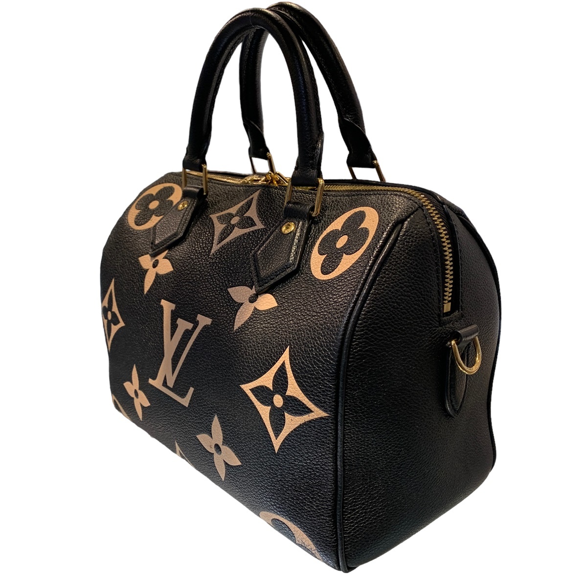 【中古】 LOUIS VUITTON ルイ・ヴィトン スピーディ・バンドリエール25 アンプラント ブラックM58947 23033973 RD