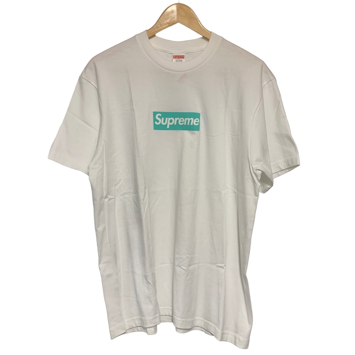 中古 SUPREME × TIFFANY＆Co シュプリーム BOX Logo Tee ホワイト Mサイズ Tシャツ カットソー 23017743DS_画像1