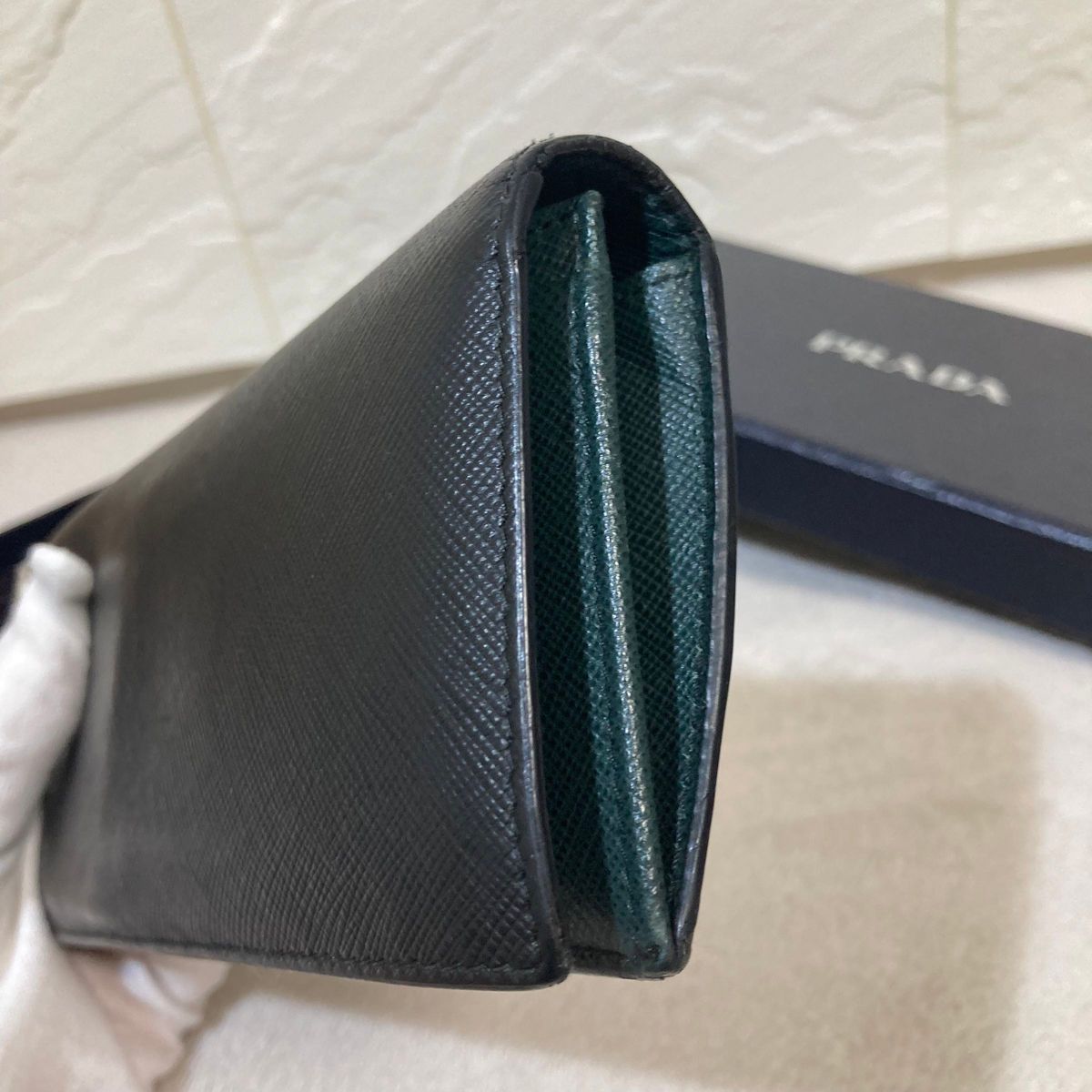 美品 PRADA サフィアーノ コインケース 長財布 カードケース|Yahoo