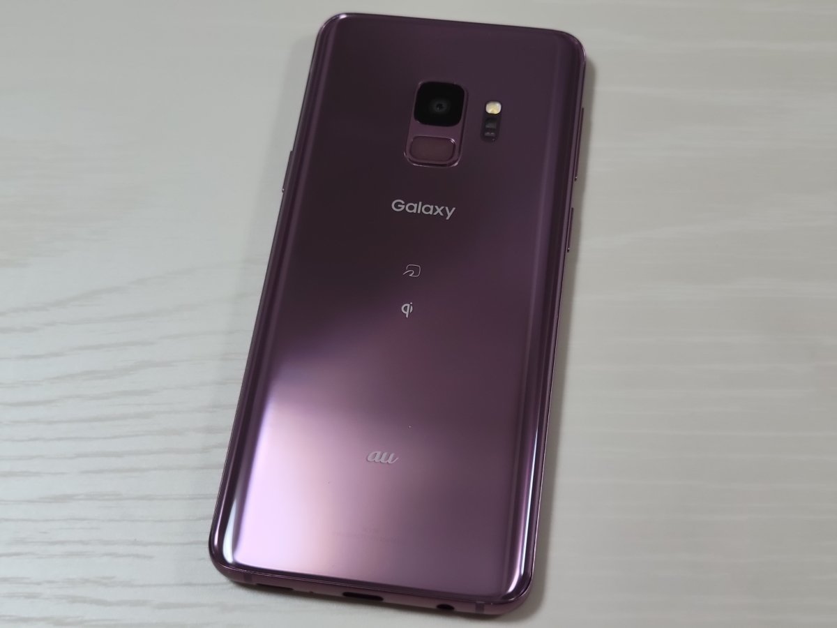 ☆【33475WM】 完動品 au SCV38 SAMSUNG Galaxy S9 ライラックパープル