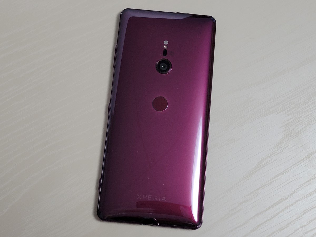 33644WM ジャンク SoftBank 801SO SONY Xperia XZ3 ボルドーレッド SIMロック解除済 1円 1スタ