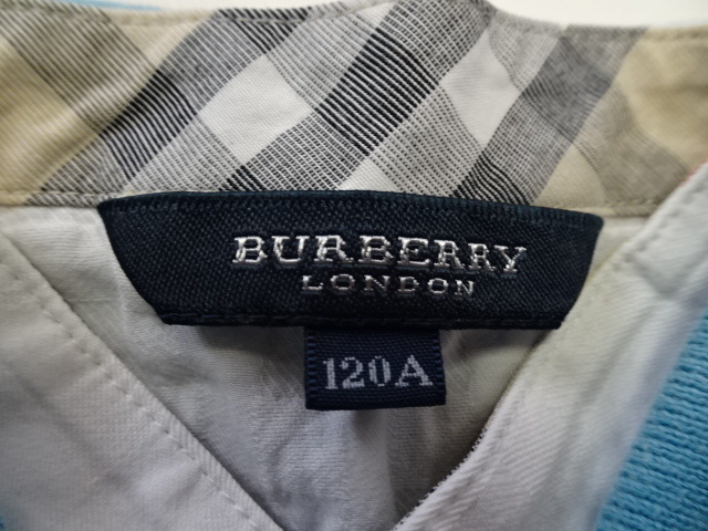 ■0923■ Burberry   BURBERRY LONDON● длинный рукав   120A 3...●