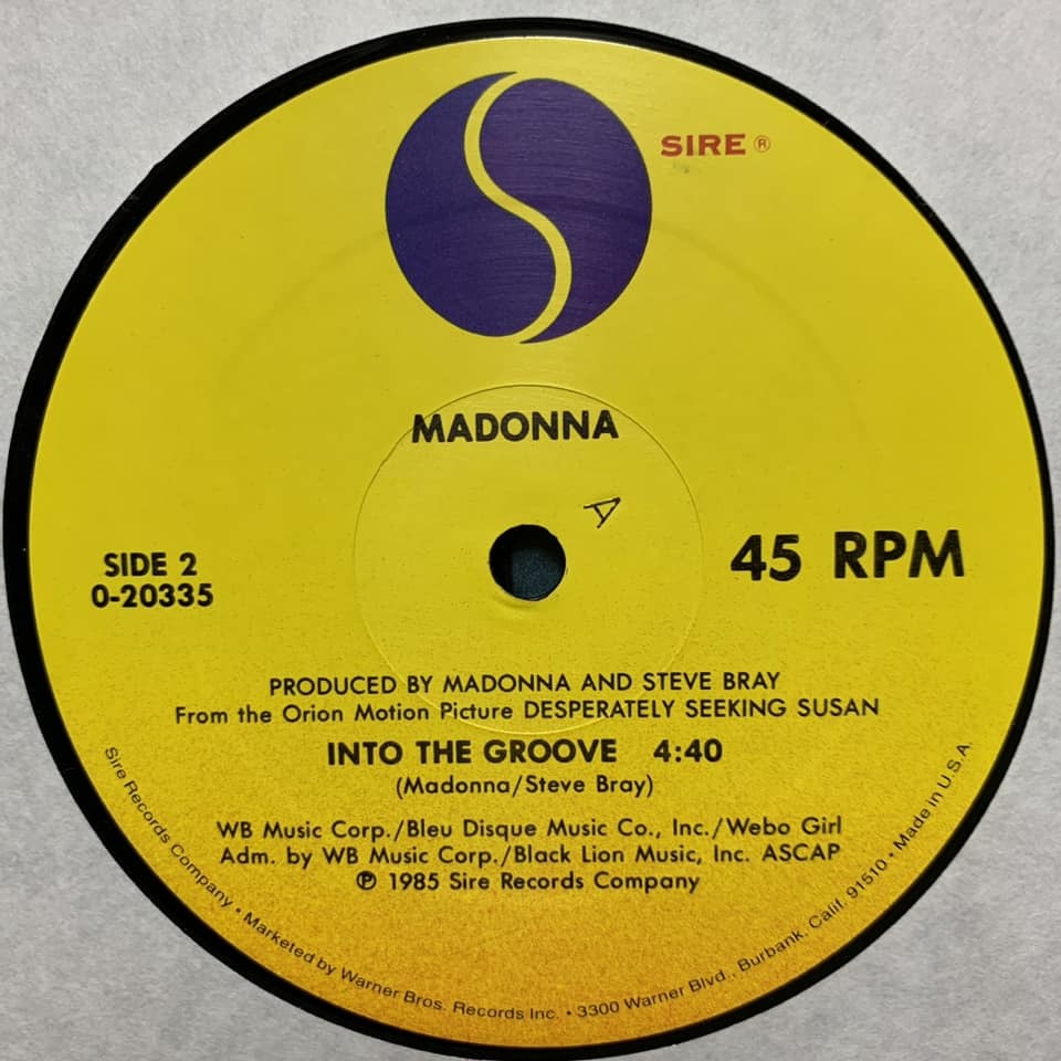 ◆ Madonna - Angel / Into The Groove ◆12inch US盤 Promo サーファーDISCOヒット!!_画像4