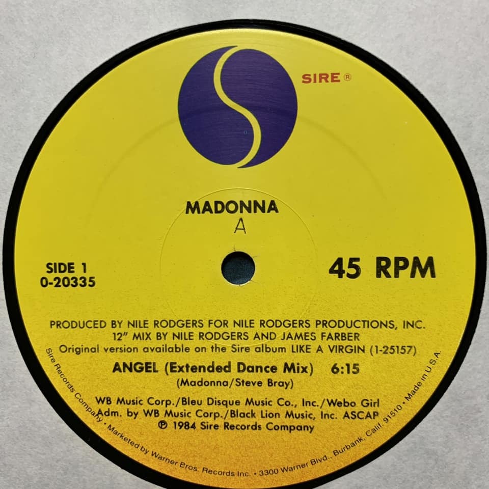 ◆ Madonna - Angel / Into The Groove ◆12inch US盤 Promo サーファーDISCOヒット!!_画像3