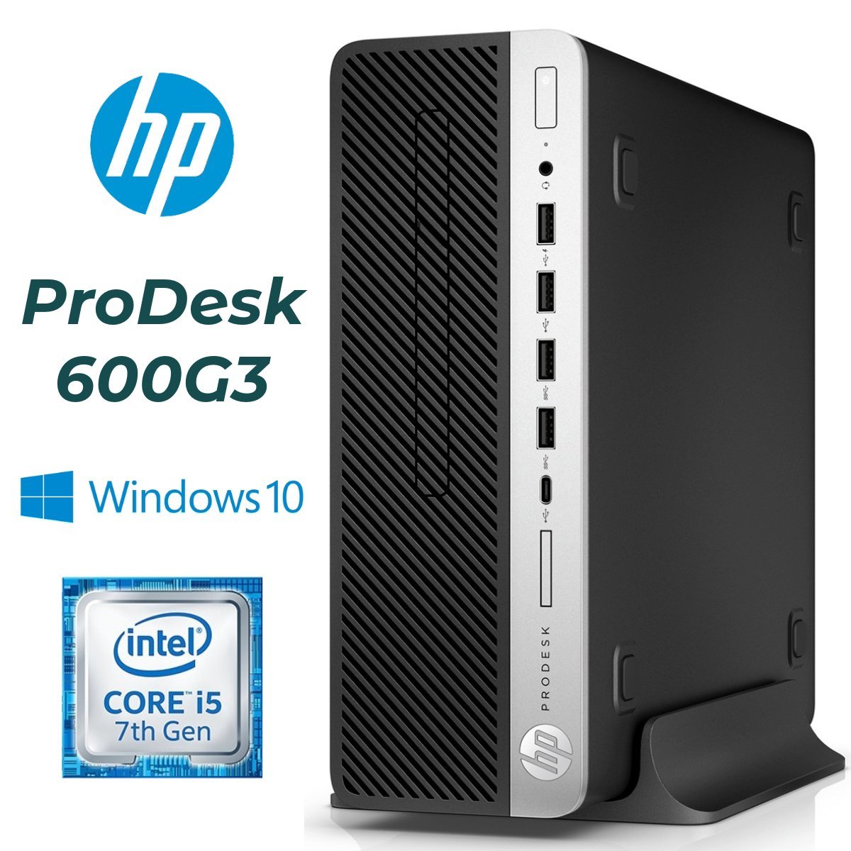 【HP ProDesk 600 G3】デスクトップ / Win10Pro / Core i5-7500 / HDD500GB / 8GB