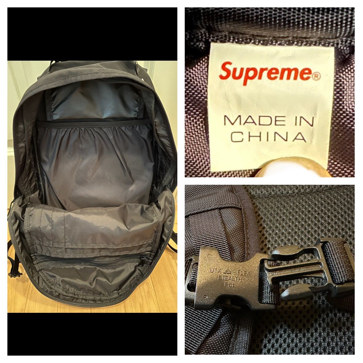 Supreme Backpack Black 18SS シュプリーム バックパック リュック