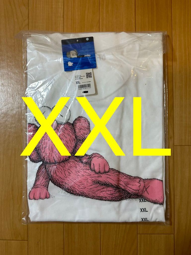 送込 XXL 未使用 未開封 UNIQLO KAWS WHITE ユニクロ カウズ UT グラフィックTシャツ 半袖 UTコレクション ホワイト 白 コラボ レア 2XL 3L