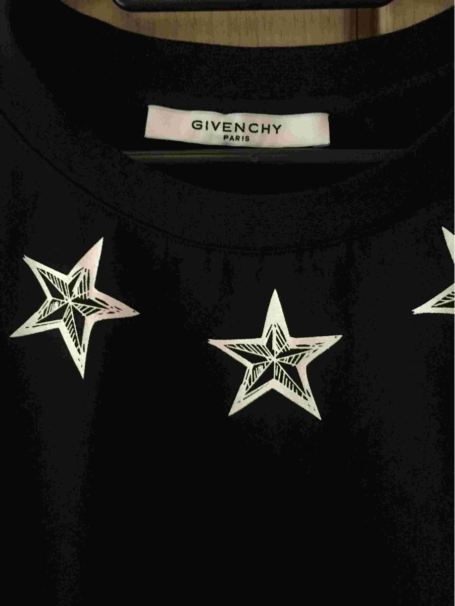 正規 17SS GIVENCHY ジバンシィ スター 星 ナンバリング プリント Tシャツ S 17S 7329 651