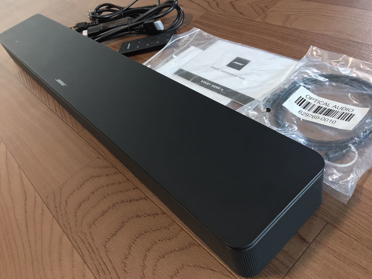 美品 BOSE SMART SOUNDBAR 300 ボーズ スマート サウンドバー WI-FI Bluetooth ホームシアター　システム 重低音 コンパクト スピーカー _画像2