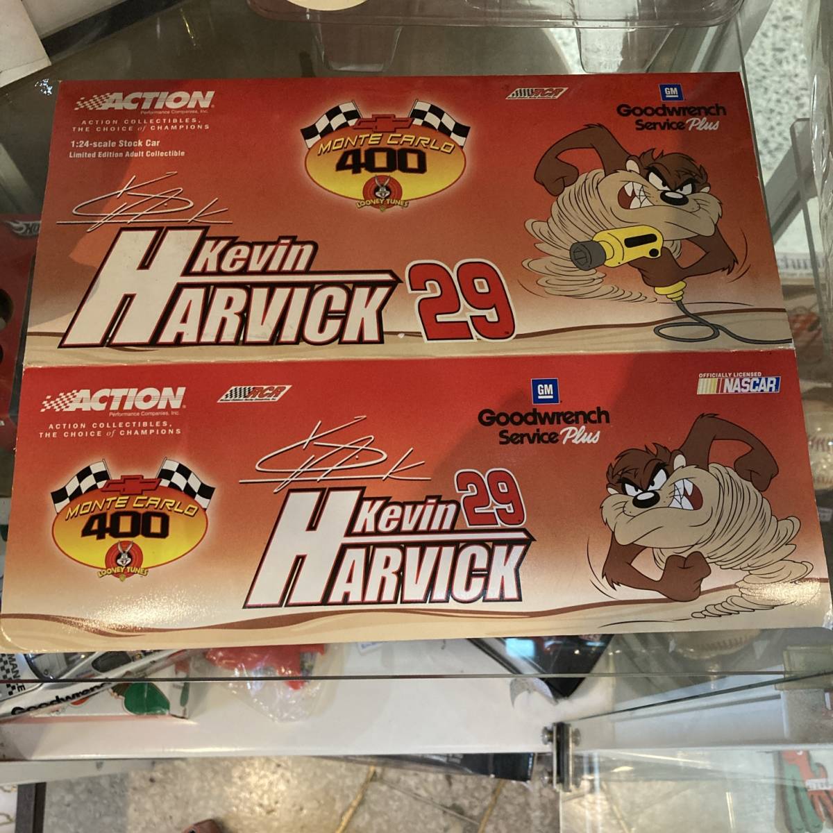 新品☆1/24　NASCAR　TAZ　ダイキャストカー★KEVIN HARVICK　29、ナスカー、ミニカー、ルーニートゥーンズ、タズ_画像6