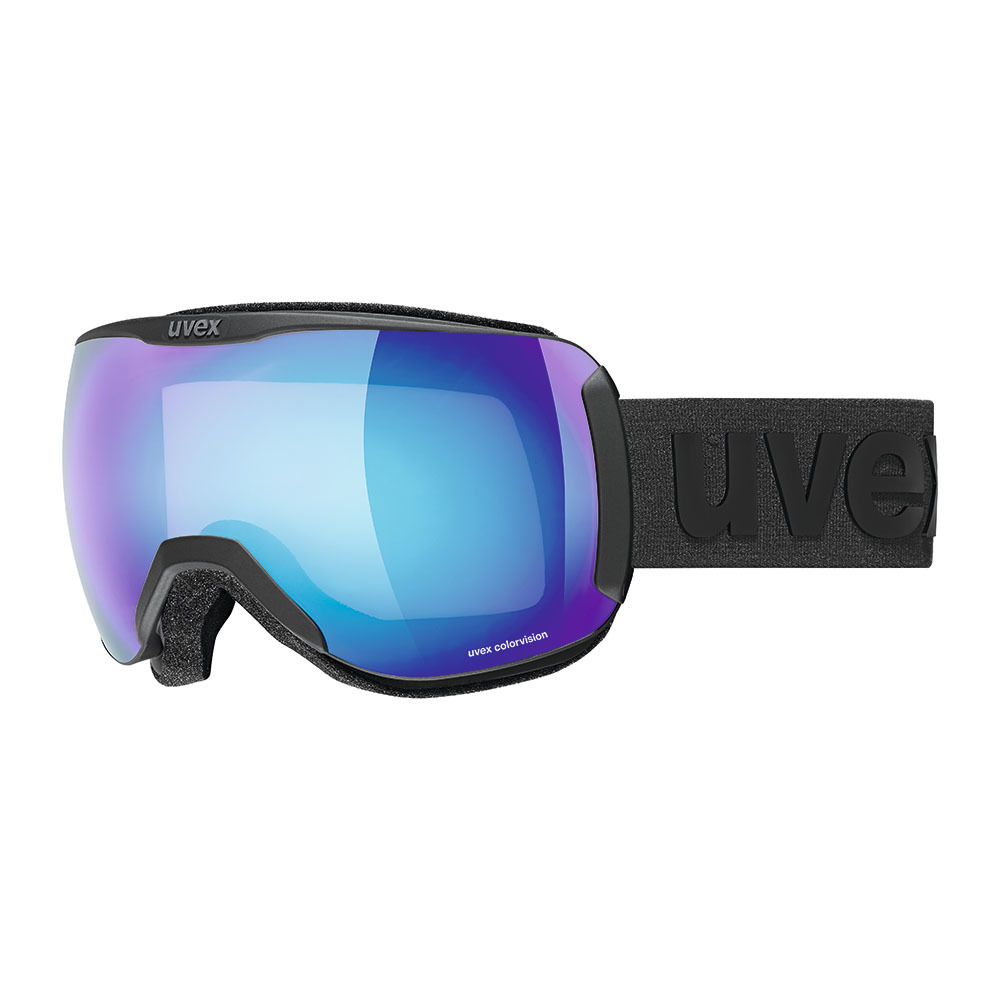 24UVEX　downhill2100CV　ブラックマット/ブルー/グリーン　レンズ：ブルーミラー colorvision グリーン(S2)　眼鏡使用可能　定価￥22000_画像1