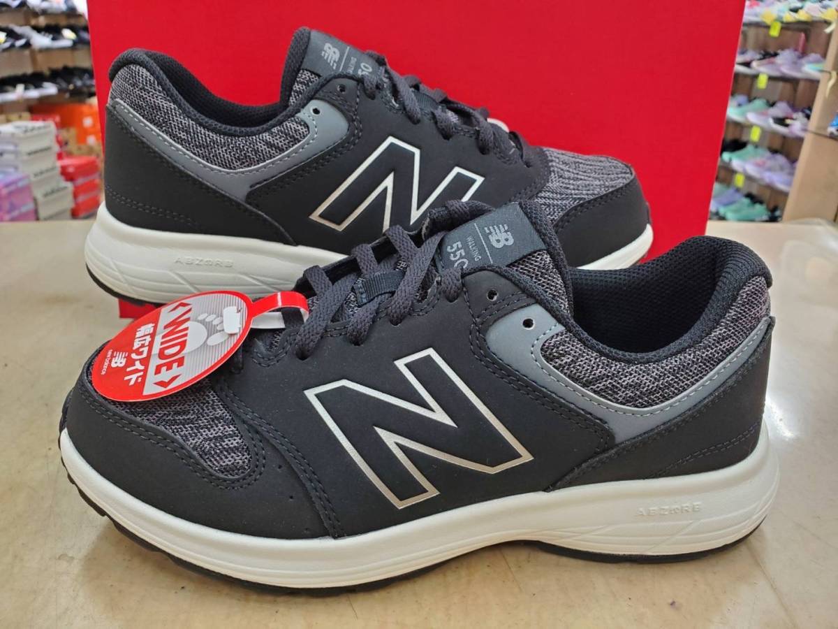 新品即決22.5cm★NewBalanceニューバランス WW550 BK4 レディース カジュアル ウォーキングシューズ★幅２E 運動靴 人気定番モデル★_画像4