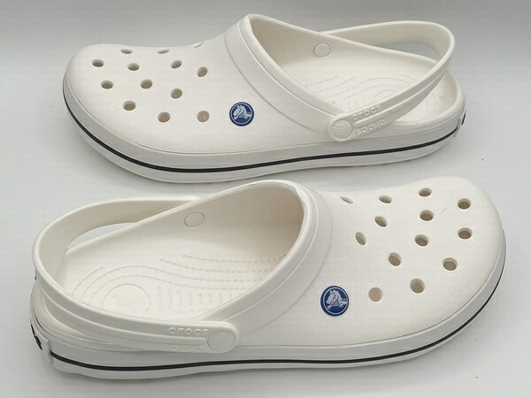 新品 cr2841 訳あり品 クロックス クロックバンド 29.0cm11 男性用兼女性用 白 ホワイト CROCS CROCBAND_画像4