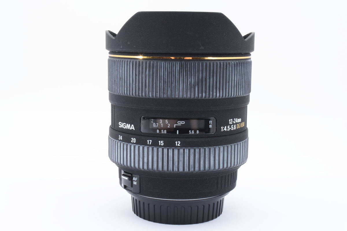 ★美品★ SIGMA シグマ 12-24mm F4.5-5.6 EX DG HSM Canon キヤノンEFマウント用 ズームレンズ #2537