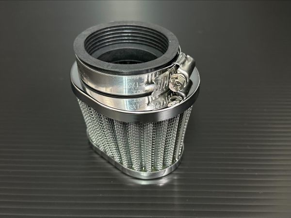 送料込み パワーフィルター オーバル メッシュ 52mm(2個SET)●Z250FT/Z400/キャブ/エアクリーナー_画像3