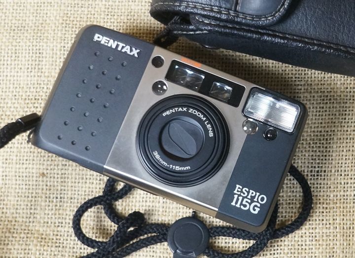 動作品】PENTAX ESPIO115G コンパクトフィルムカメラ-