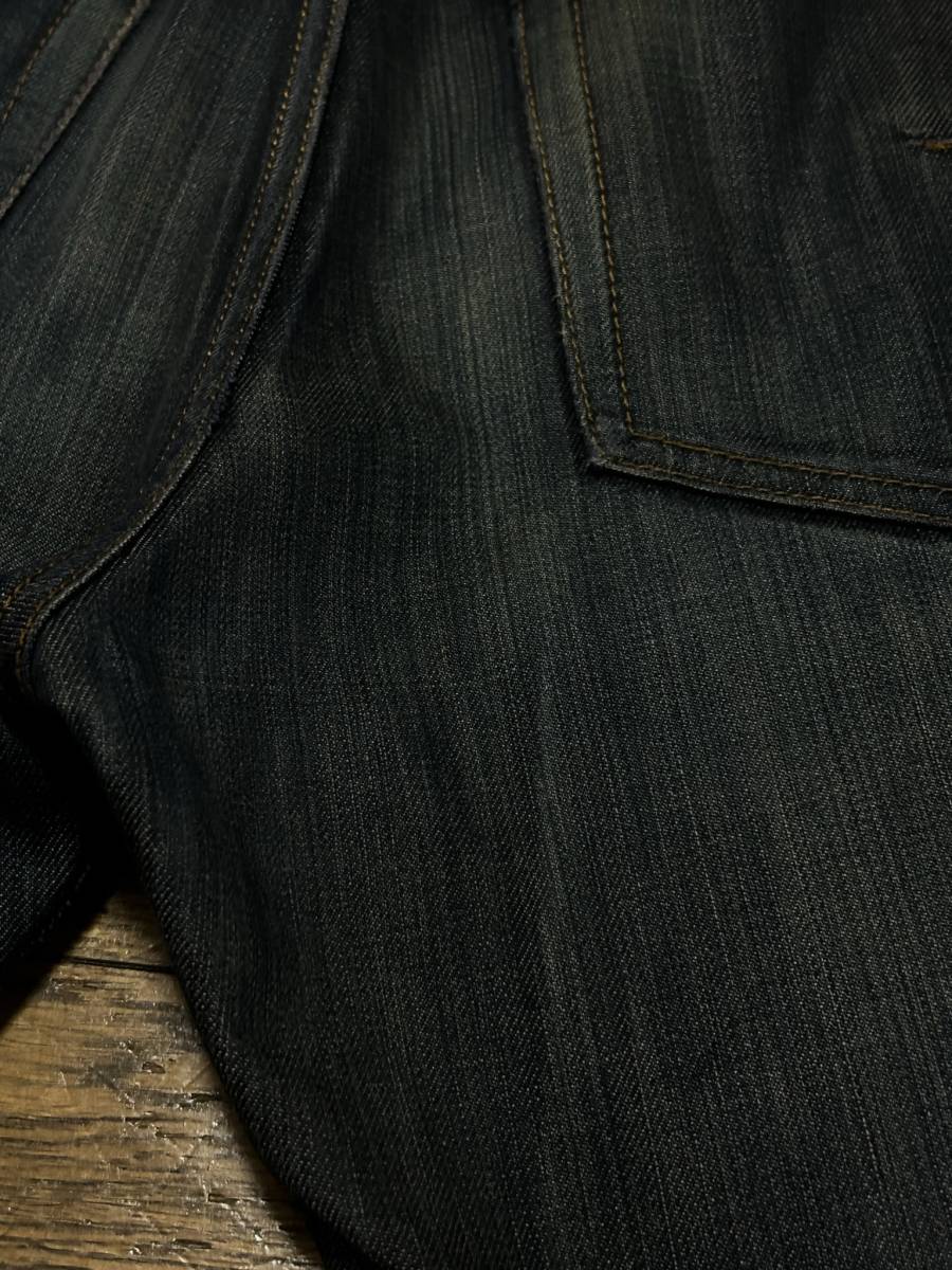 Dior homme ディオールオム 163D034A0219 デニムパンツ 濃いめインディゴ 未裾直 イタリア製 29 　　　　　 BJBC.I_画像5