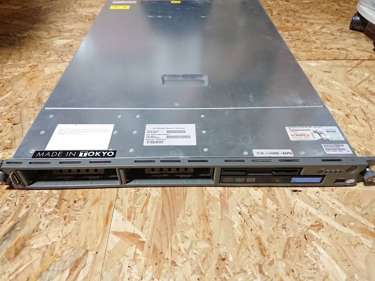 l【ジャンク】HP ラックマウントサーバー ProLiant DL320 HSTNS-3150 ③