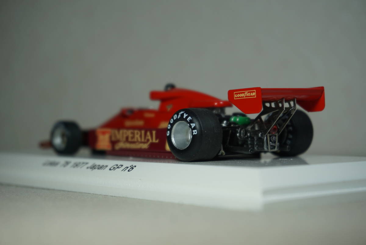 1/43 タバコデカール加工 二ルソン 日本GP Reve Lotus 78 #6 Nilsson 1977 Japan cosworth DFV ロータス コスワース インペリアル JPS mk3_画像2