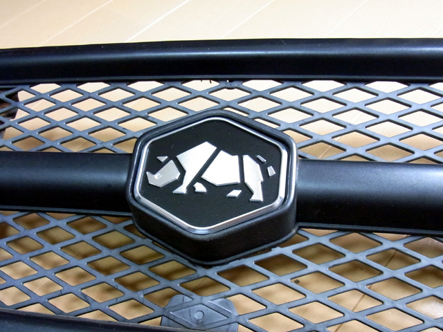 [ rhinoceros ] front emblem aluminium shaving (formation process during milling) Jimny Jimny JA11 exclusive use 