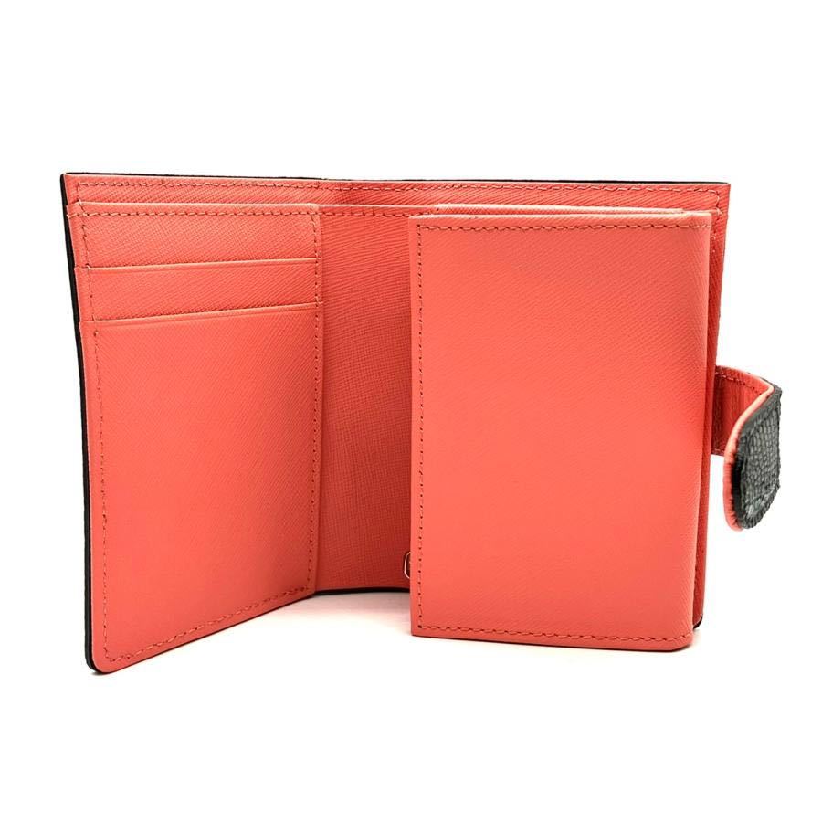 二つ折り財布 リザード シャイニング加工 黒 ブラック ピンク トカゲ革 本革 小物 普段使い 大容量 高品質 メンズ レディース ギフト_画像8