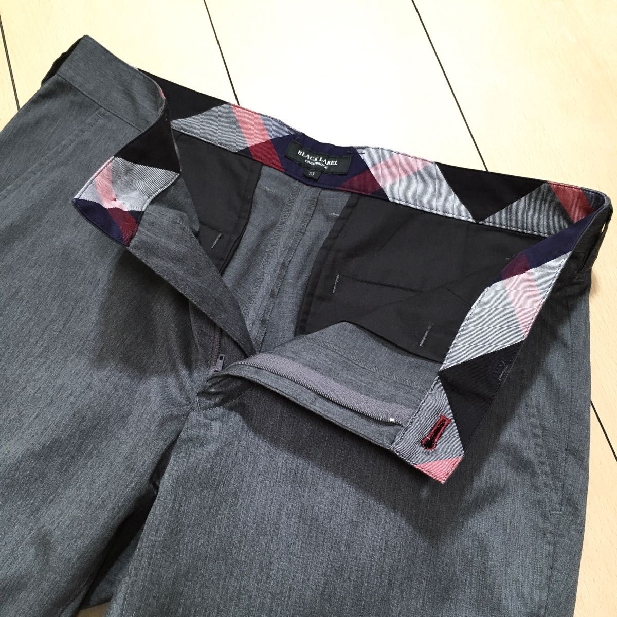 極美品 ブラックレーベル クレストブリッジ パンツ スラックス BLACK