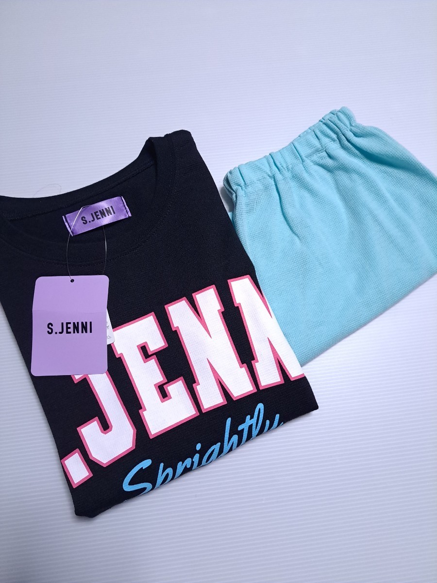 新品 未使用 S.JENNI 150 半袖 Tシャツ　ショートパンツ　パジャマ セットアップ　即決 送料無料 ルームウェア Aら　ジェニー_画像1