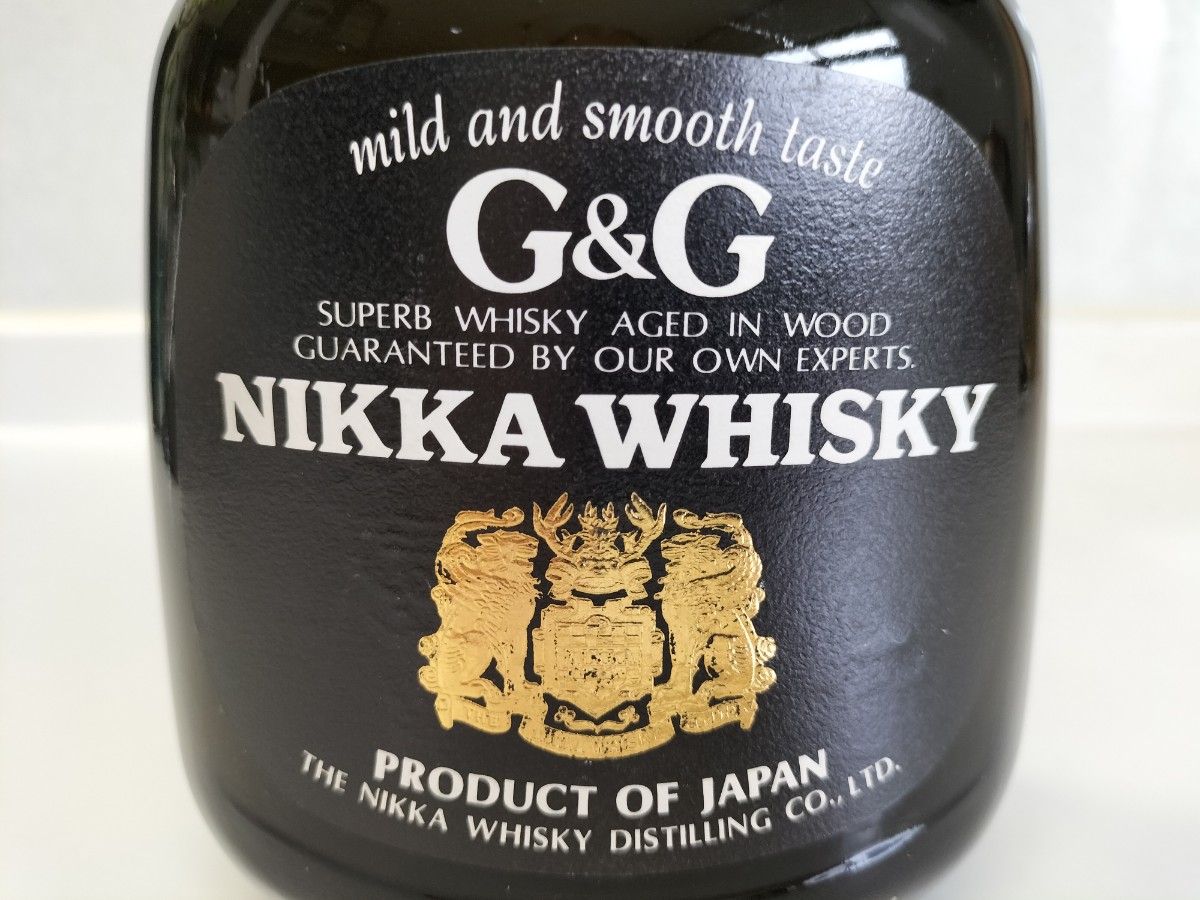 未開栓】 古酒 終売 ニッカ ウヰスキー G&G 黒瓶 金キャップ 未開栓】 古酒 終売 ニッカ ウヰスキー G&G 黒瓶 金キャップ