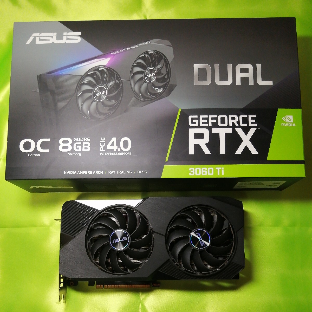 ふるさと割】 GeForce レア物５出力！ASUS RTX 中古 補助電源8ピン×１