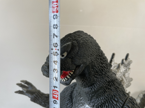 【保管品】バンダイ ゴジラ 特大フィギュア 高さ約47cm 1988年製 当時物 GODZILLA 激レア ヴィンテージ コレクション 趣味 レトロ 昭和_画像6