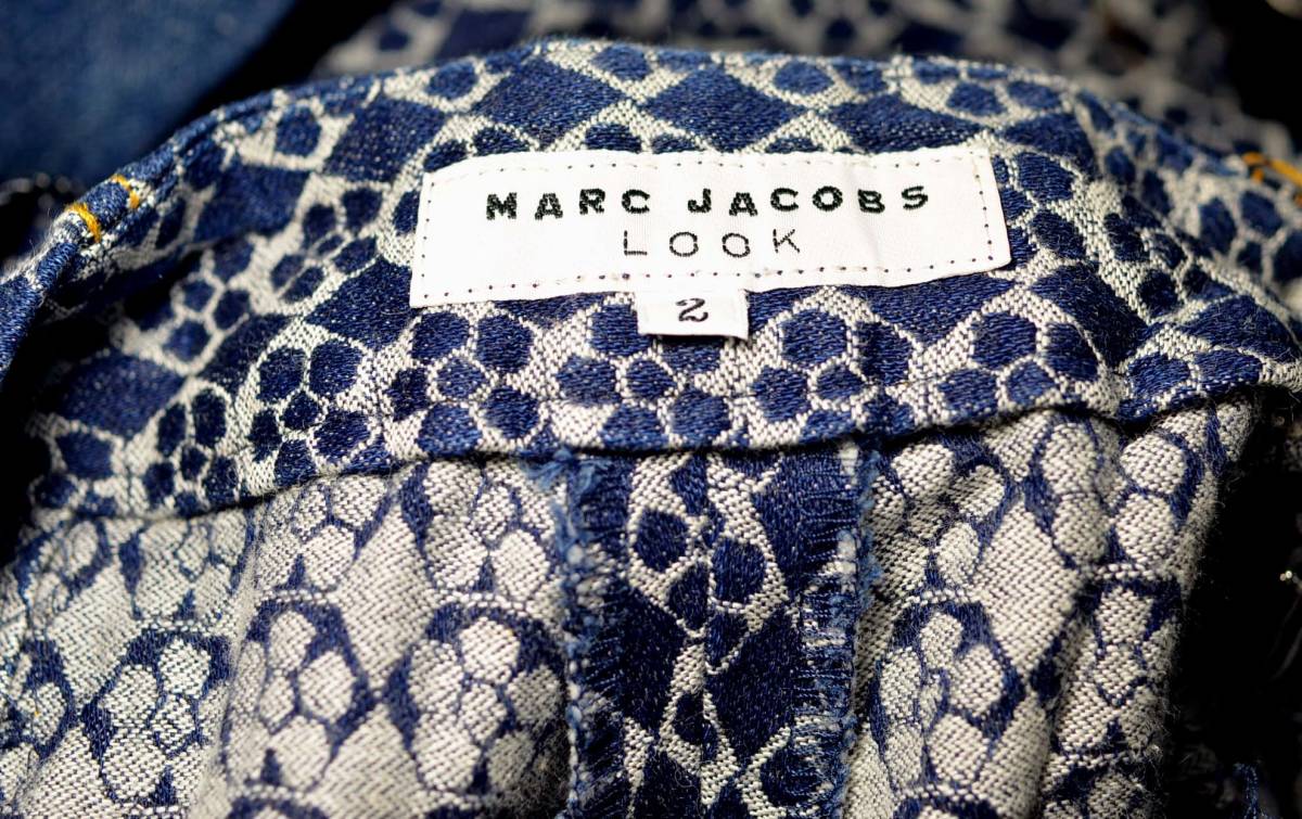 v646/マークバイマークジェイコブスクロップドパンツ 総柄 MARC BY MARC JACOBS 新品未使用_画像3