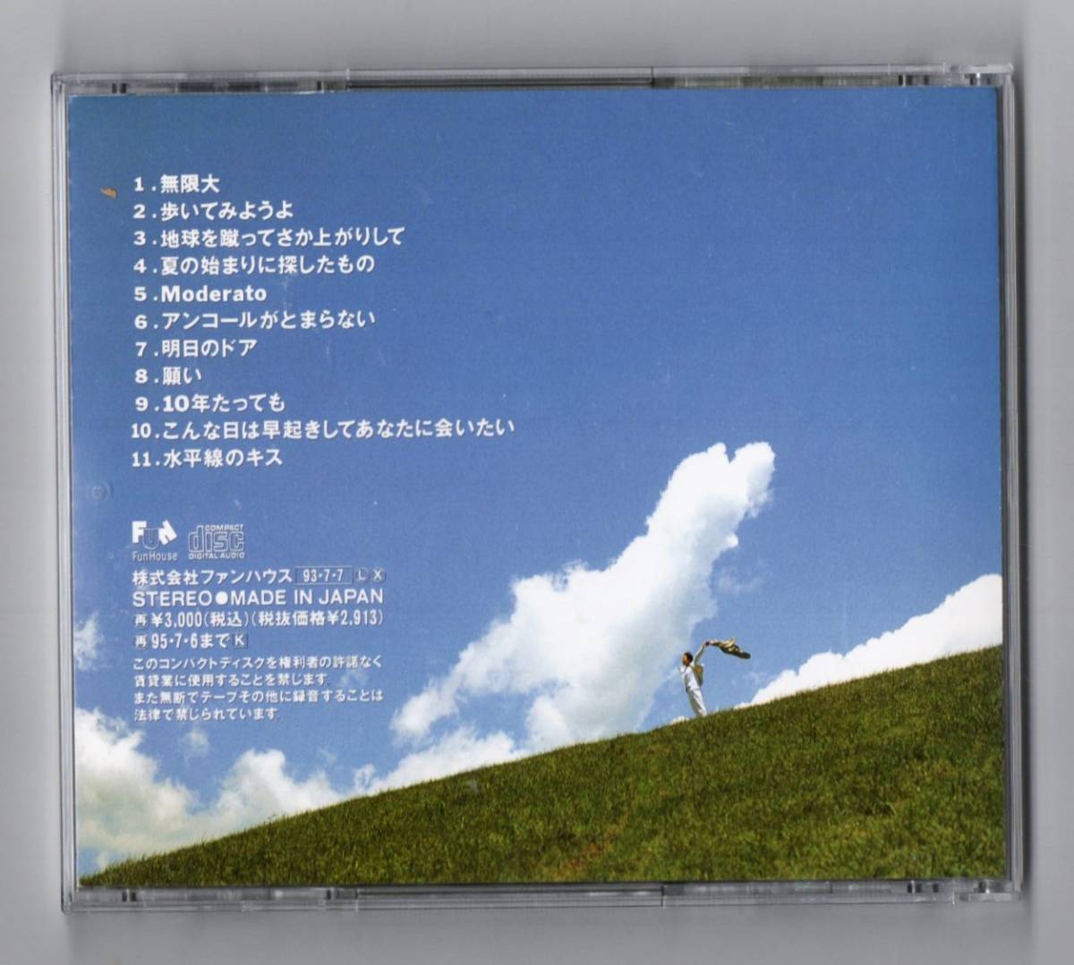 ∇ 近藤名奈 11曲入 1993年 CD/7/360/こんな日は早起きしてあなたに会いたい 地球を蹴ってさか上がりして 収録_画像2