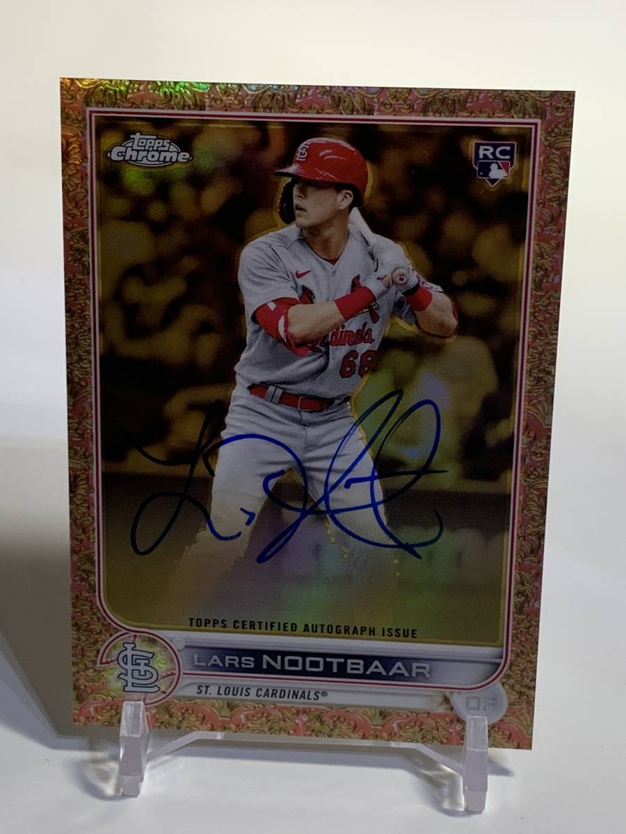 2022 Topps Gilded Collection Gold Etch Auto Rose Gold Ref LARS